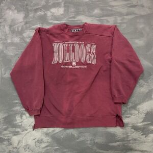 vintage Mississippi State Bulldogs shirt mens xl Red 1990s NCAA Galt